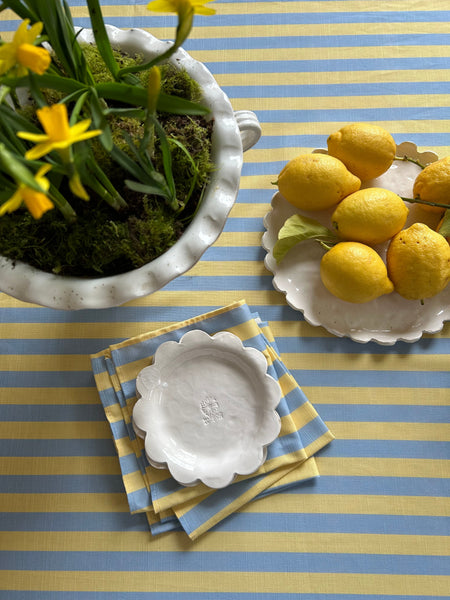 Large Linen Tablecloth in Trianon