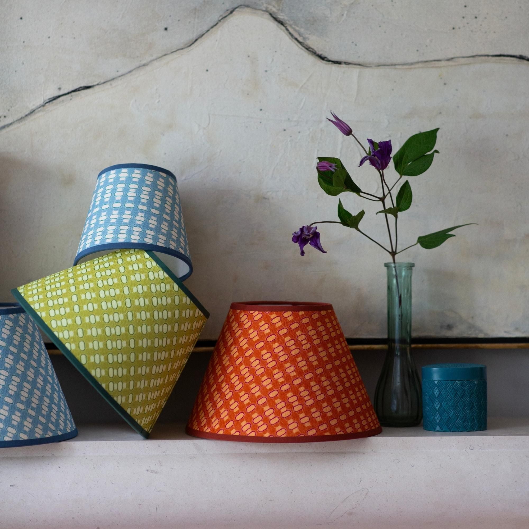 Lali II | Cherry Orange 10" Empire Lampshade