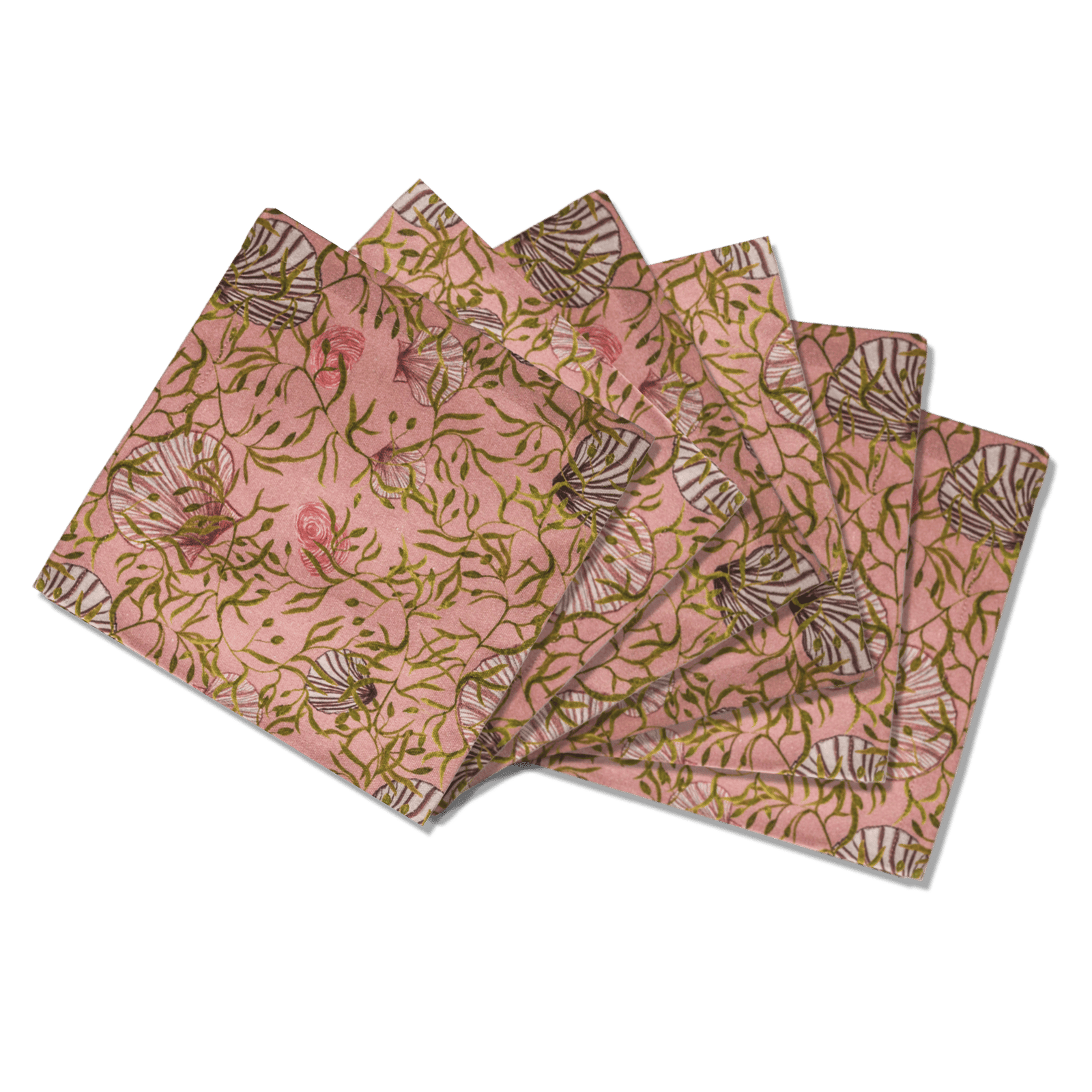 6 Napkins Mussels from Brussels Offcut Version