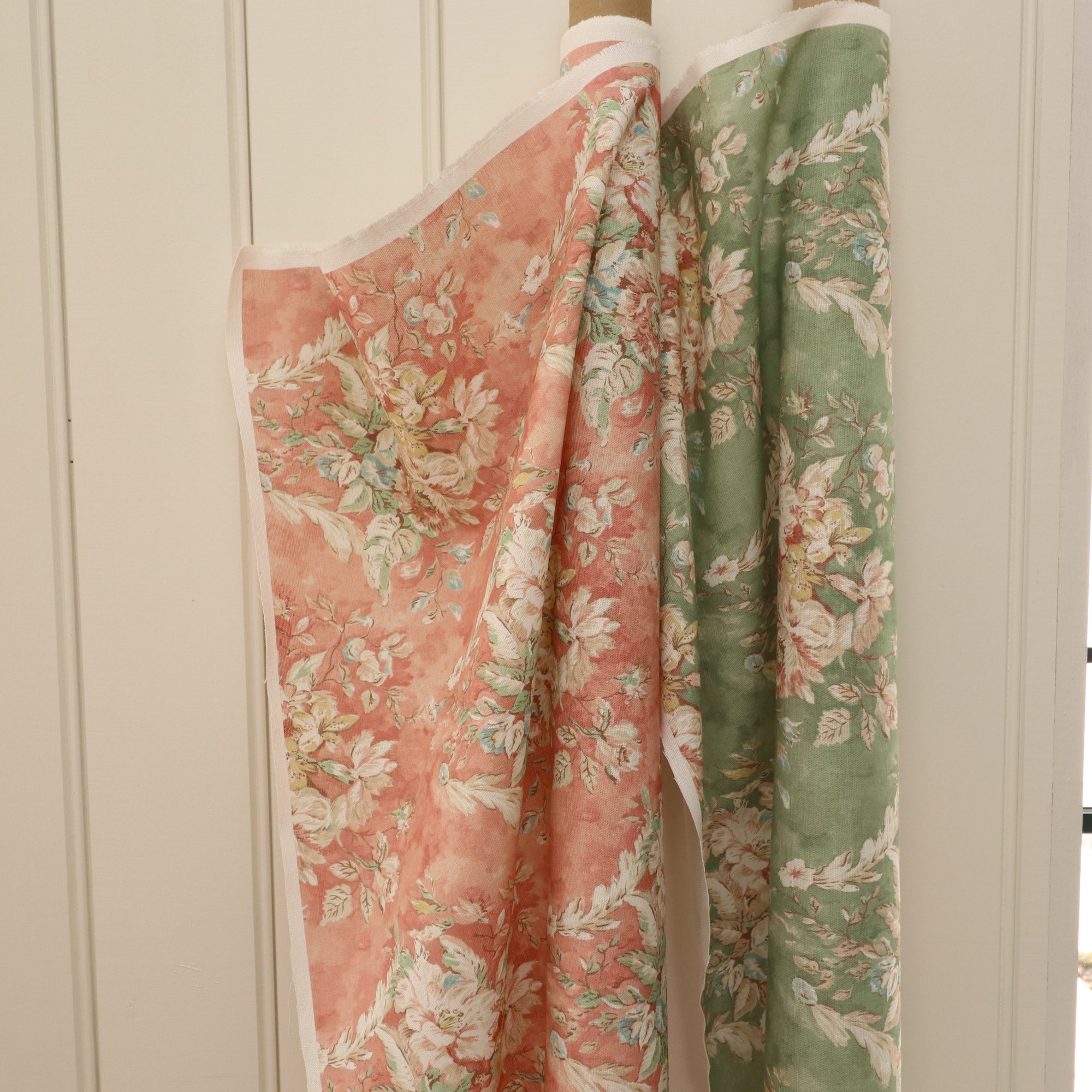 Maison Fleurie - Bayford Chintz Coral Fabric