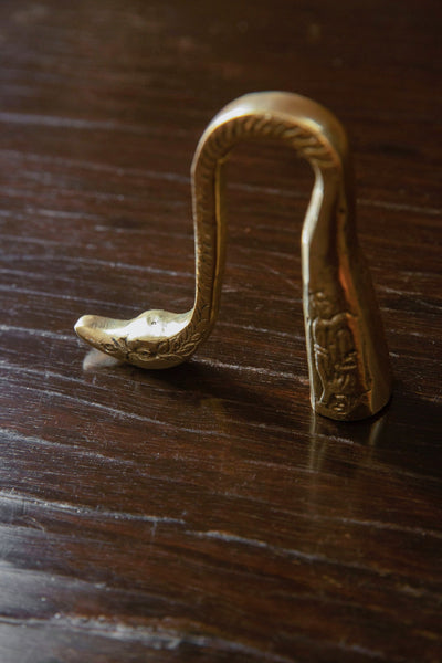 Brass Shepherd’s Hook Candle Snuffer Objet