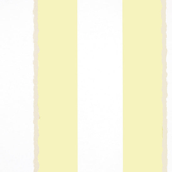 Wide Stripes Aligned Wallpaper – BUTTERMILK