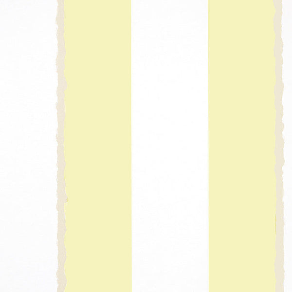 Wide Stripes Aligned Wallpaper – BUTTERMILK