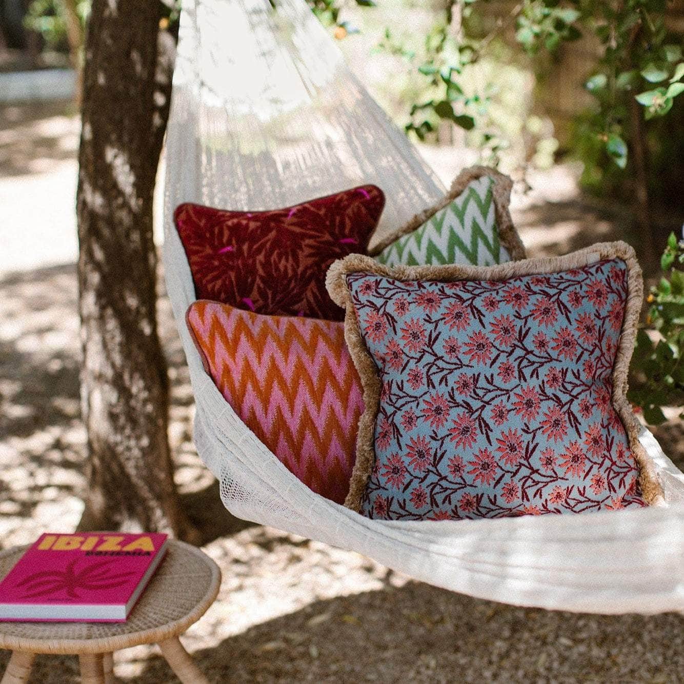 Cushion Yoko Bordeaux & Spice