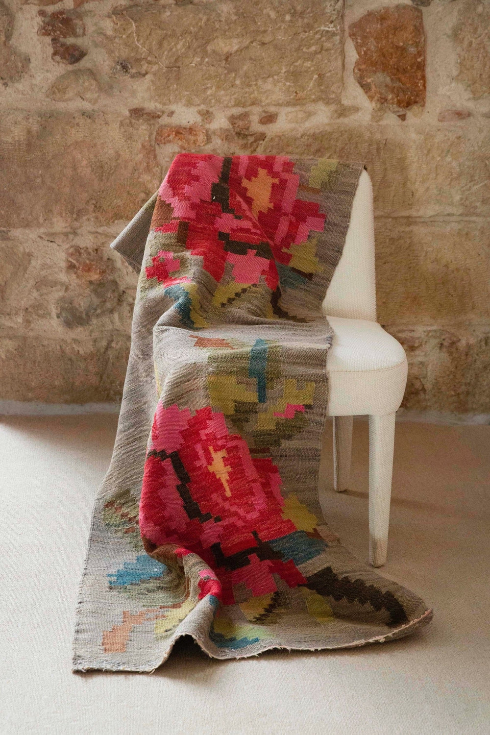 The Ioannina Rose Runner Vintage Carpet