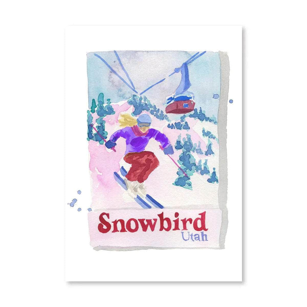 Snowbird Matchbook Print