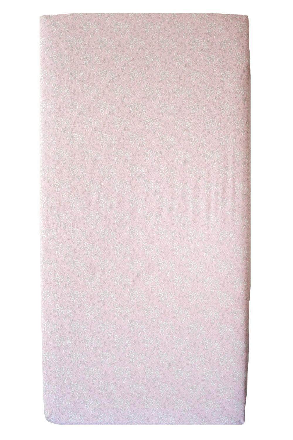 Fitted Sheet Made With Liberty Fabric Capel Pink