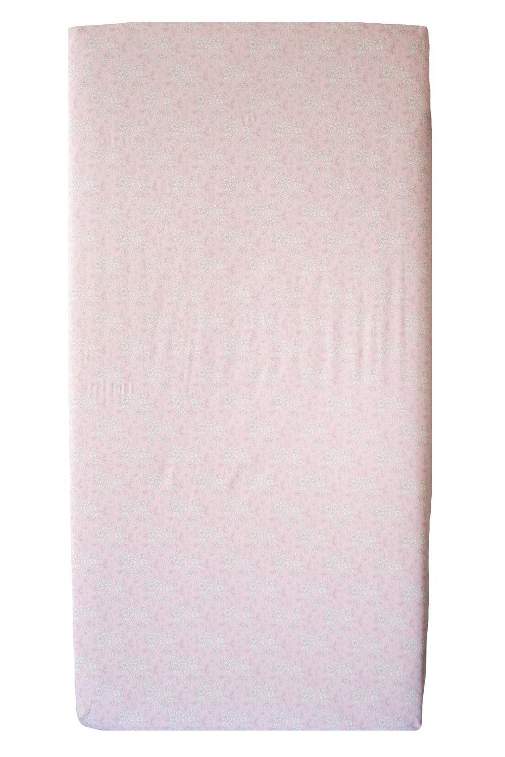 Fitted Sheet Made With Liberty Fabric Capel Pink