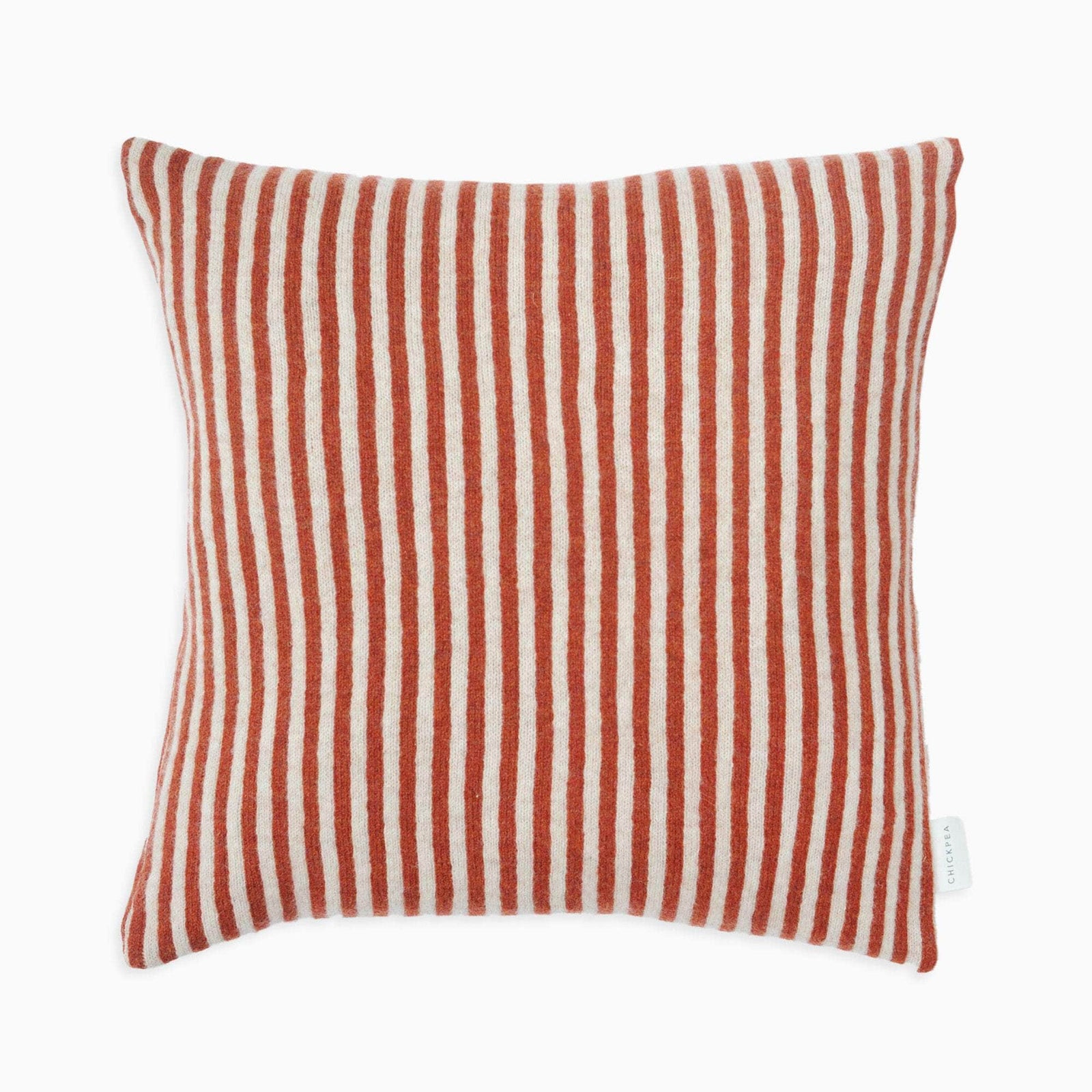 Rust Bold Stripe Cushion