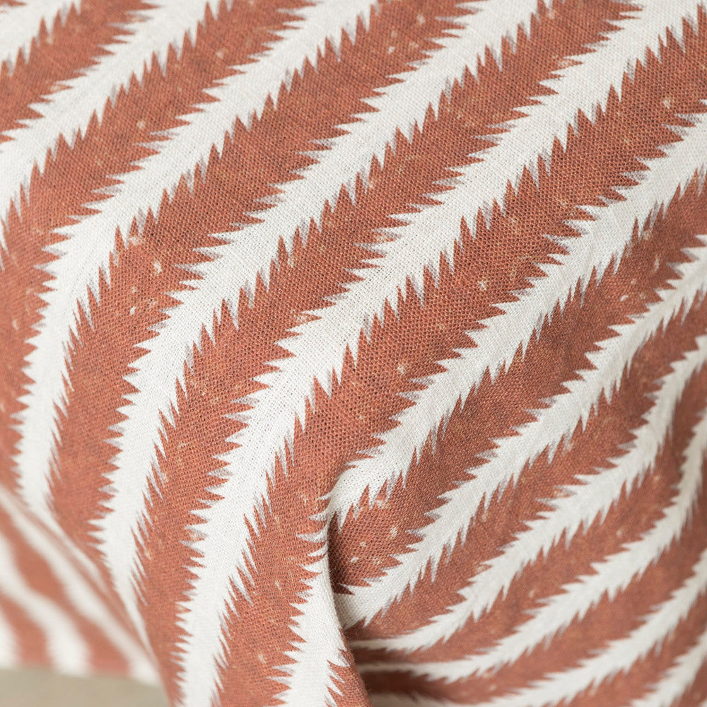 Atria Mini Red Linen Tablecloth