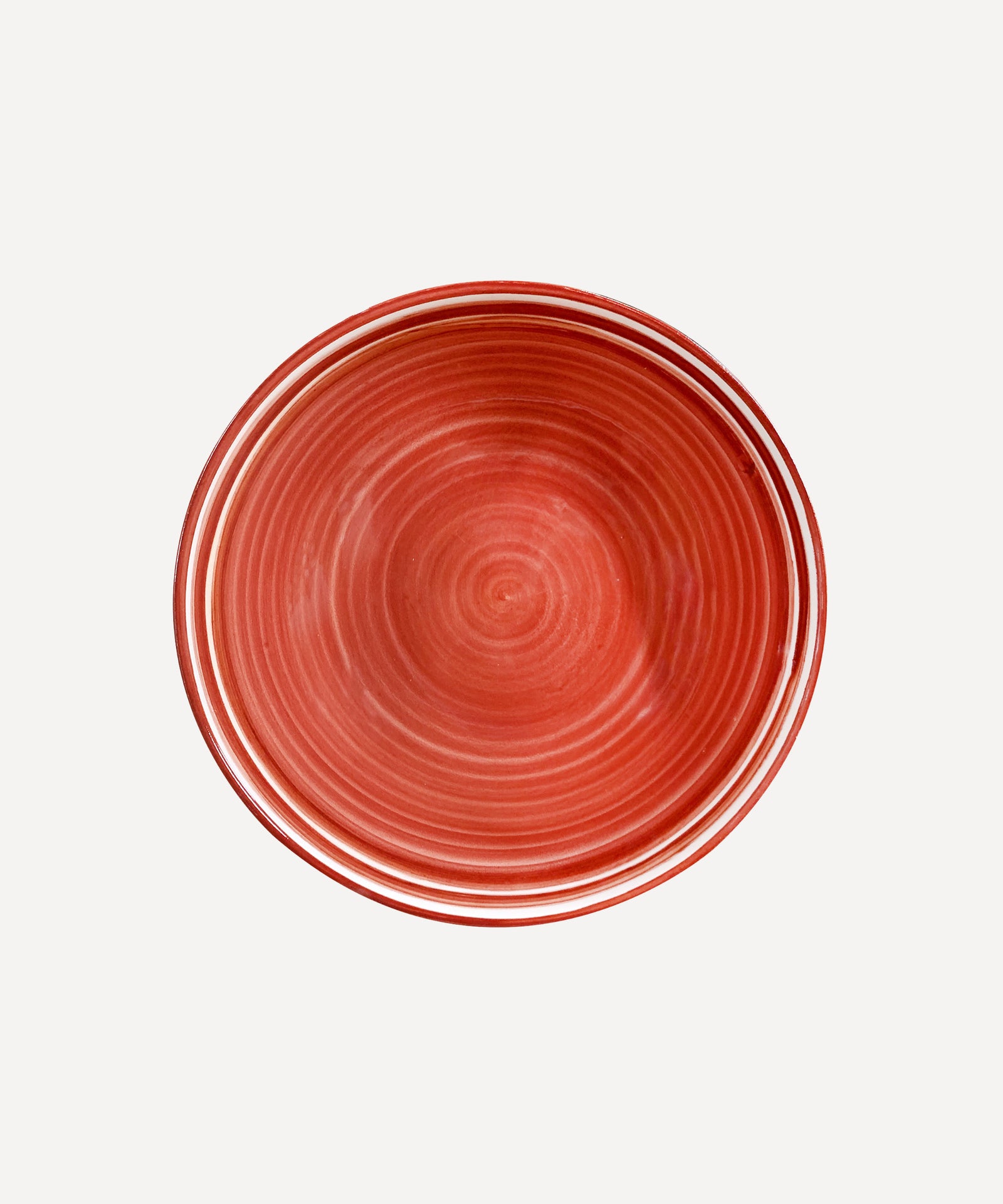 Helecho Salad Bowl, Rust Red