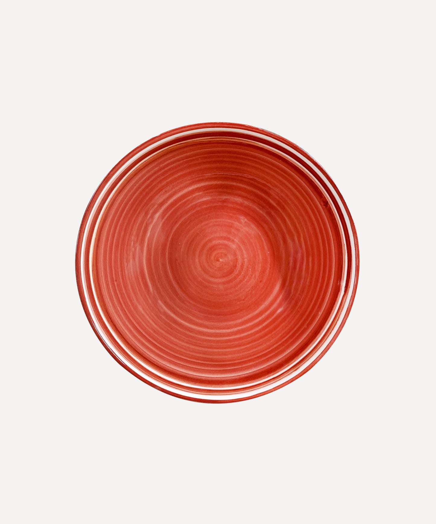 Helecho Salad Bowl, Rust Red