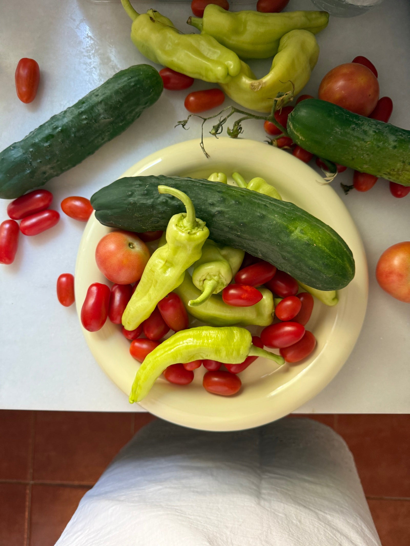 Tostadita Plate Big - White