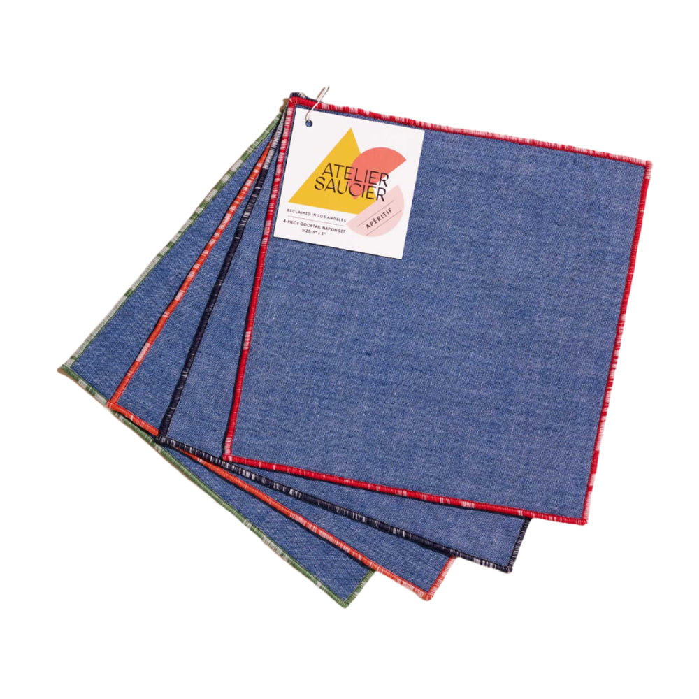 Beach Ball Appetizer Napkins | Set of 4