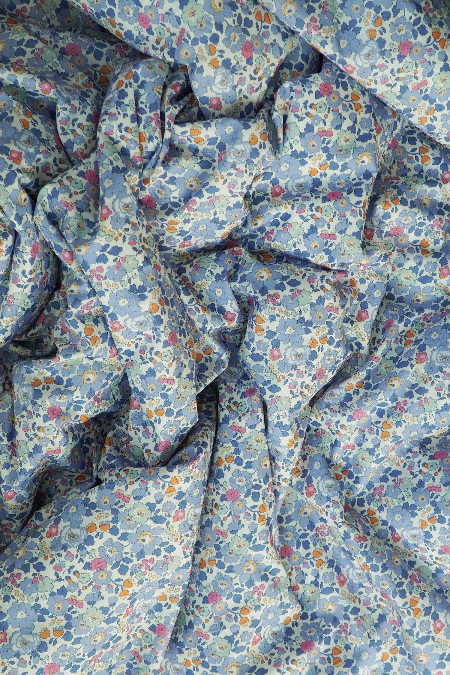 Reversible Heirloom Quilt Made With Liberty Fabric Betsy Lavender & Elizabeth