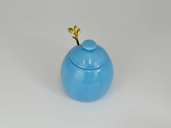 Sugar Bowl and Milk Jug Set Sky Blue