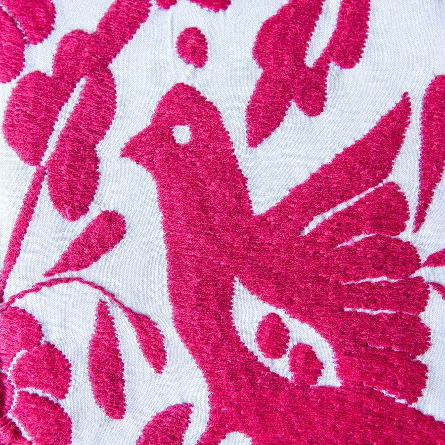 Embroidered Placemat - Pink