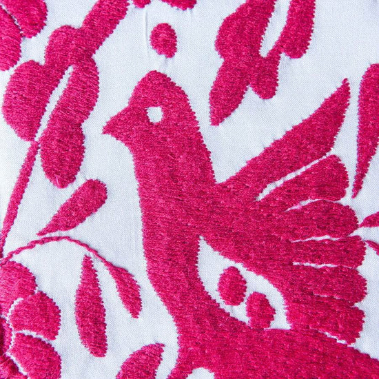Embroidered Placemat - Pink