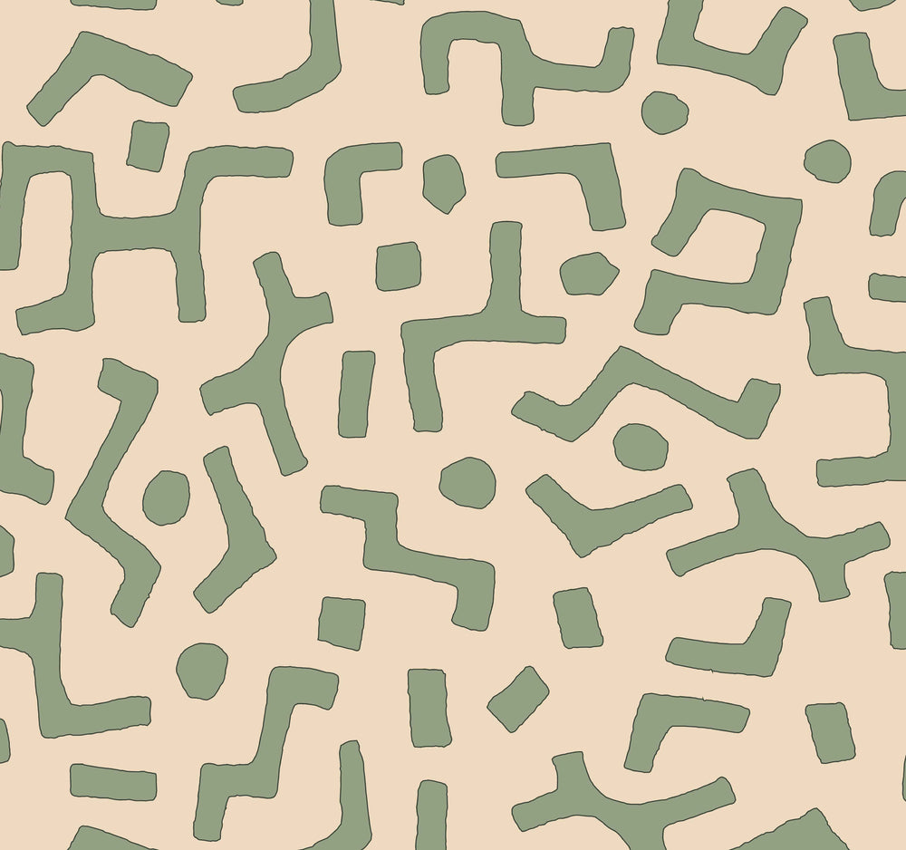 Raphia Wallpaper, Palm, Roll