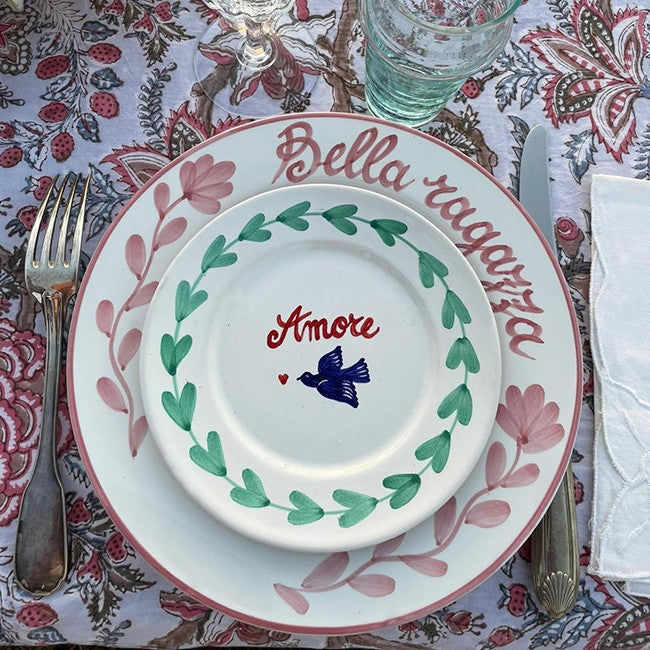 Lorafolk Bella Ragazza Plate 25cm