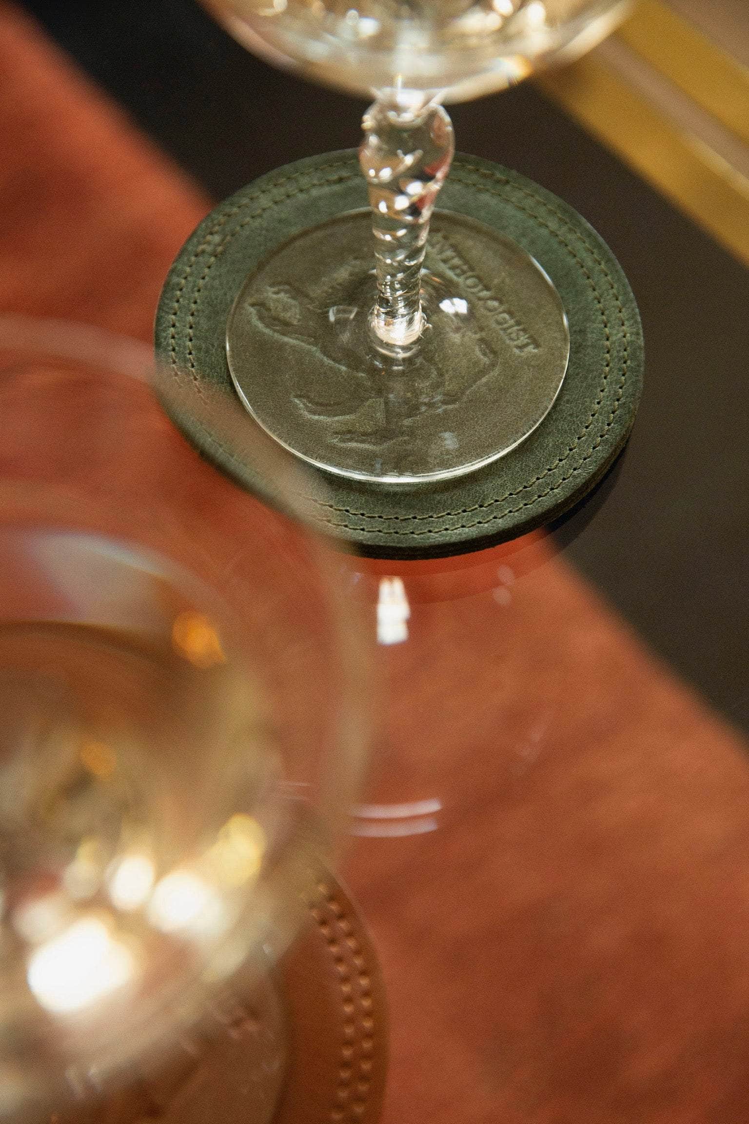 Anthologist Coasters (Set of 4), Green