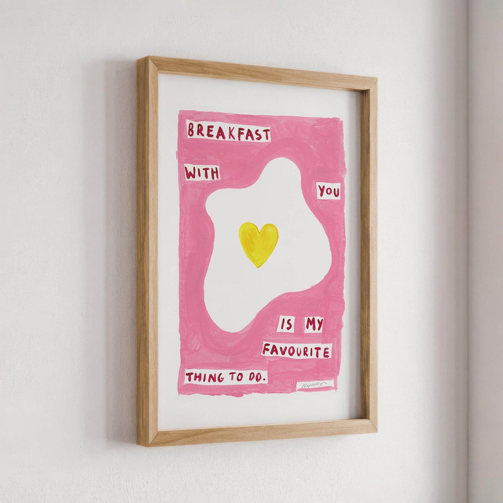 Breakfast With You Print