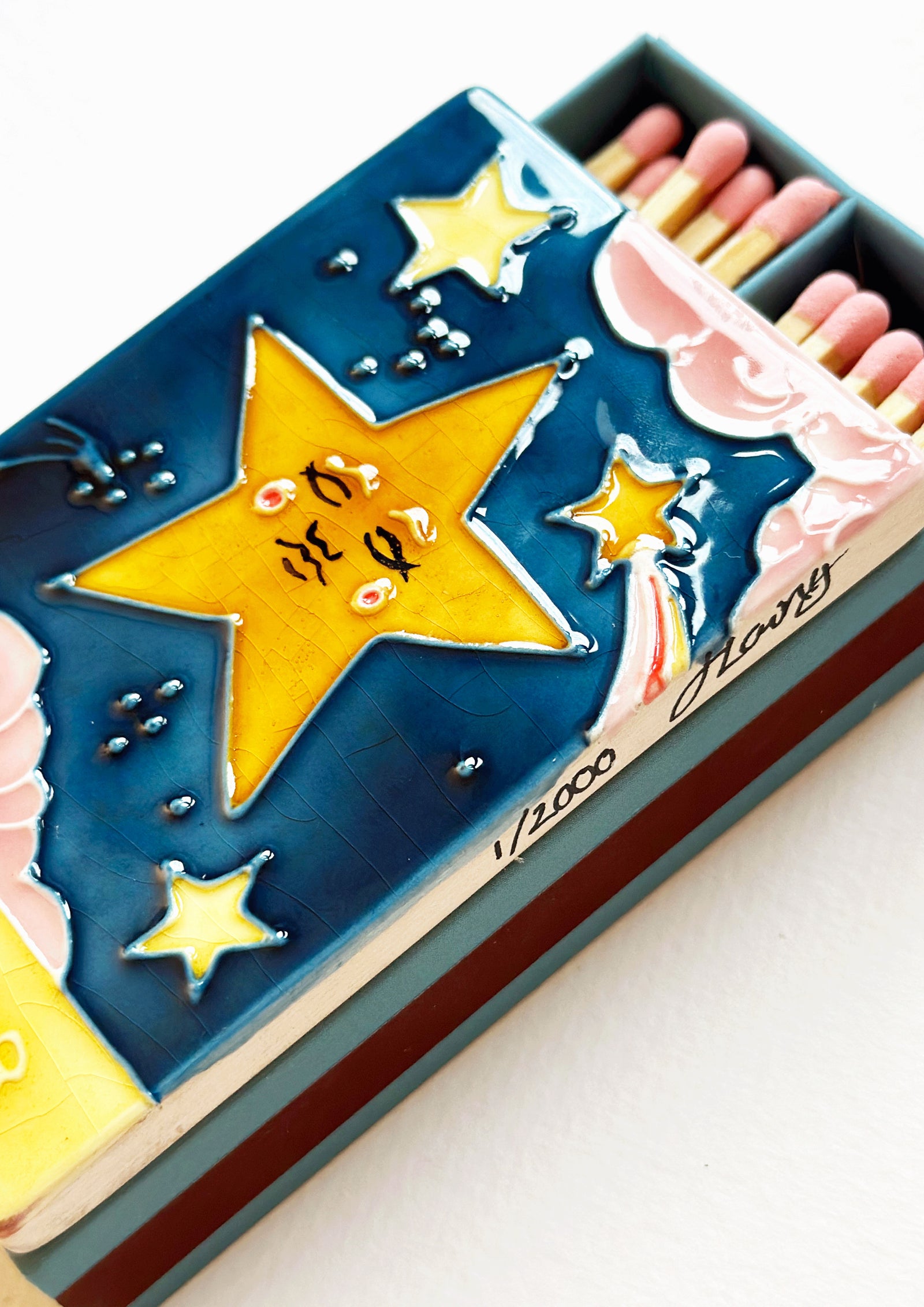 The Star Ceramic Matchbox