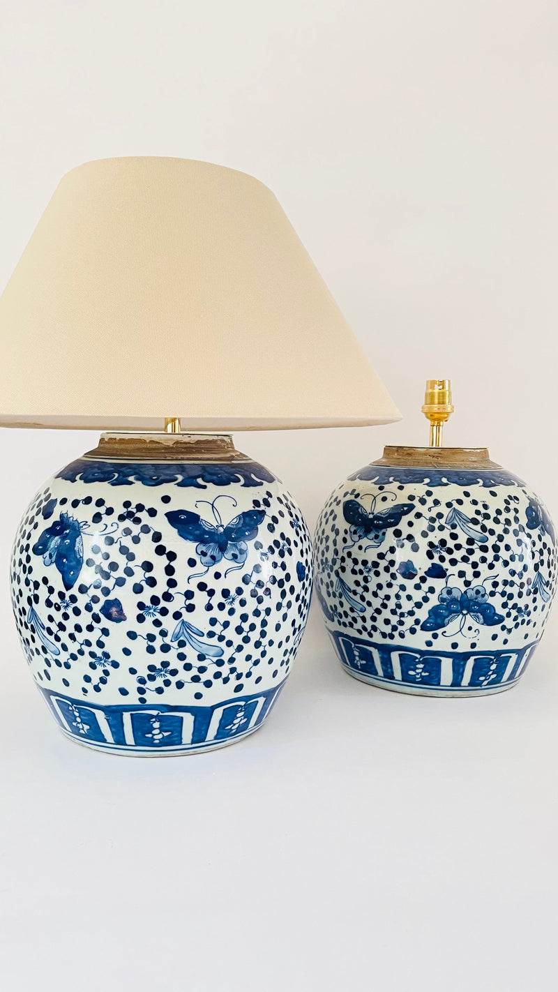 Antique Ginger Jar Lamp