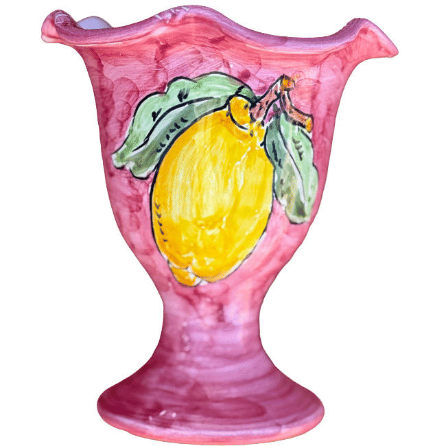 Pink Lemon Ice Cream Cup