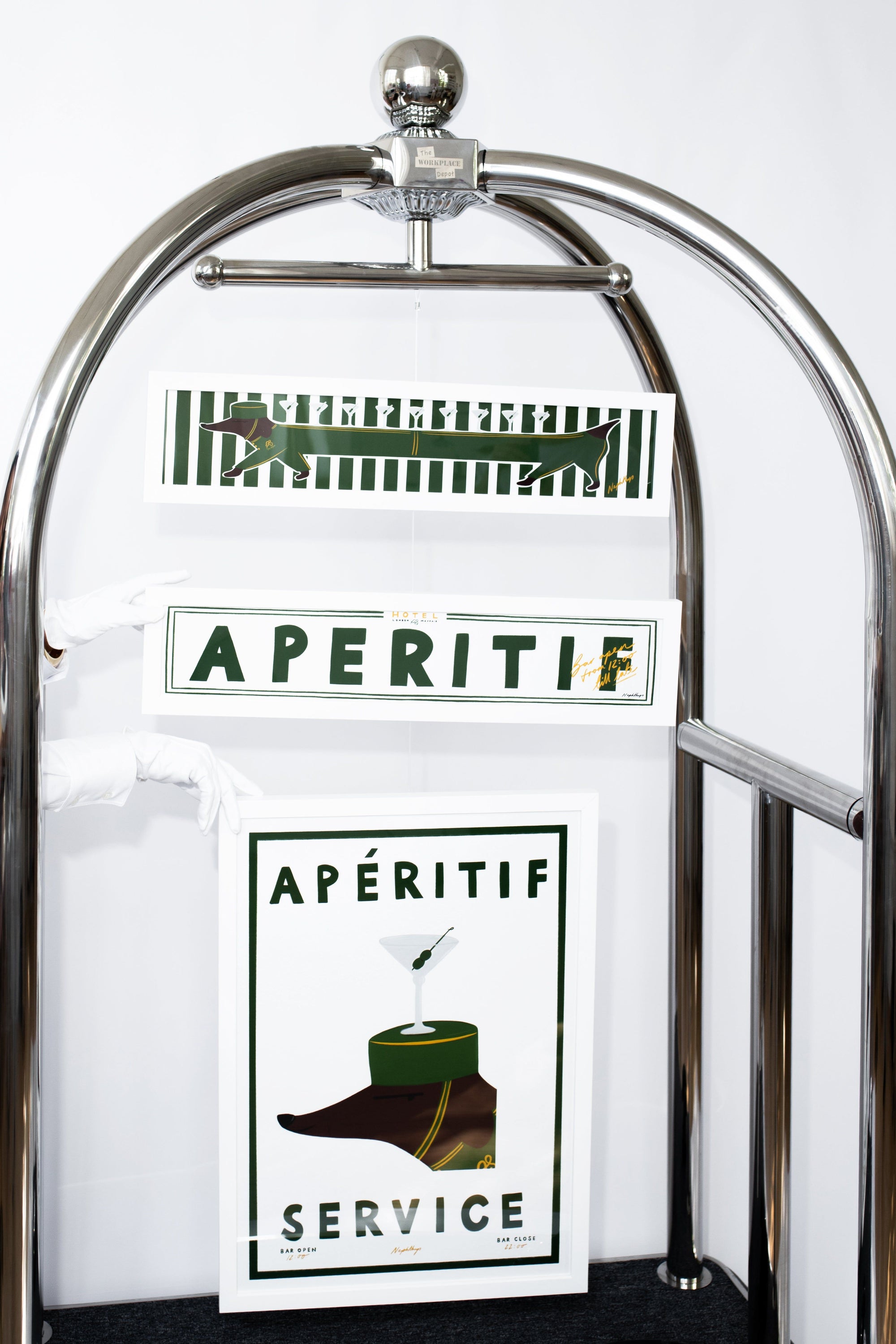 Aperitif Panoramic Framed Print