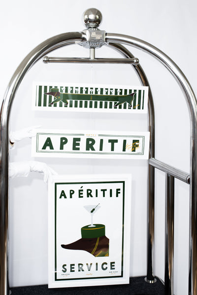 Aperitif Panoramic Framed Print