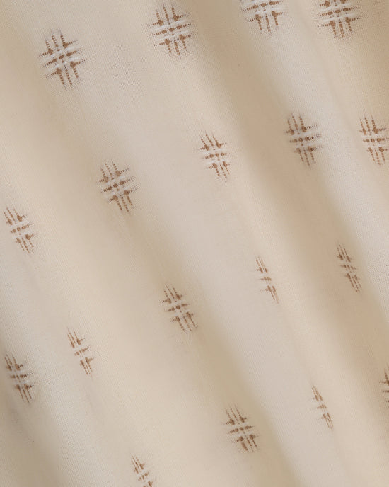 The Embroidered Cotton in Chestnut