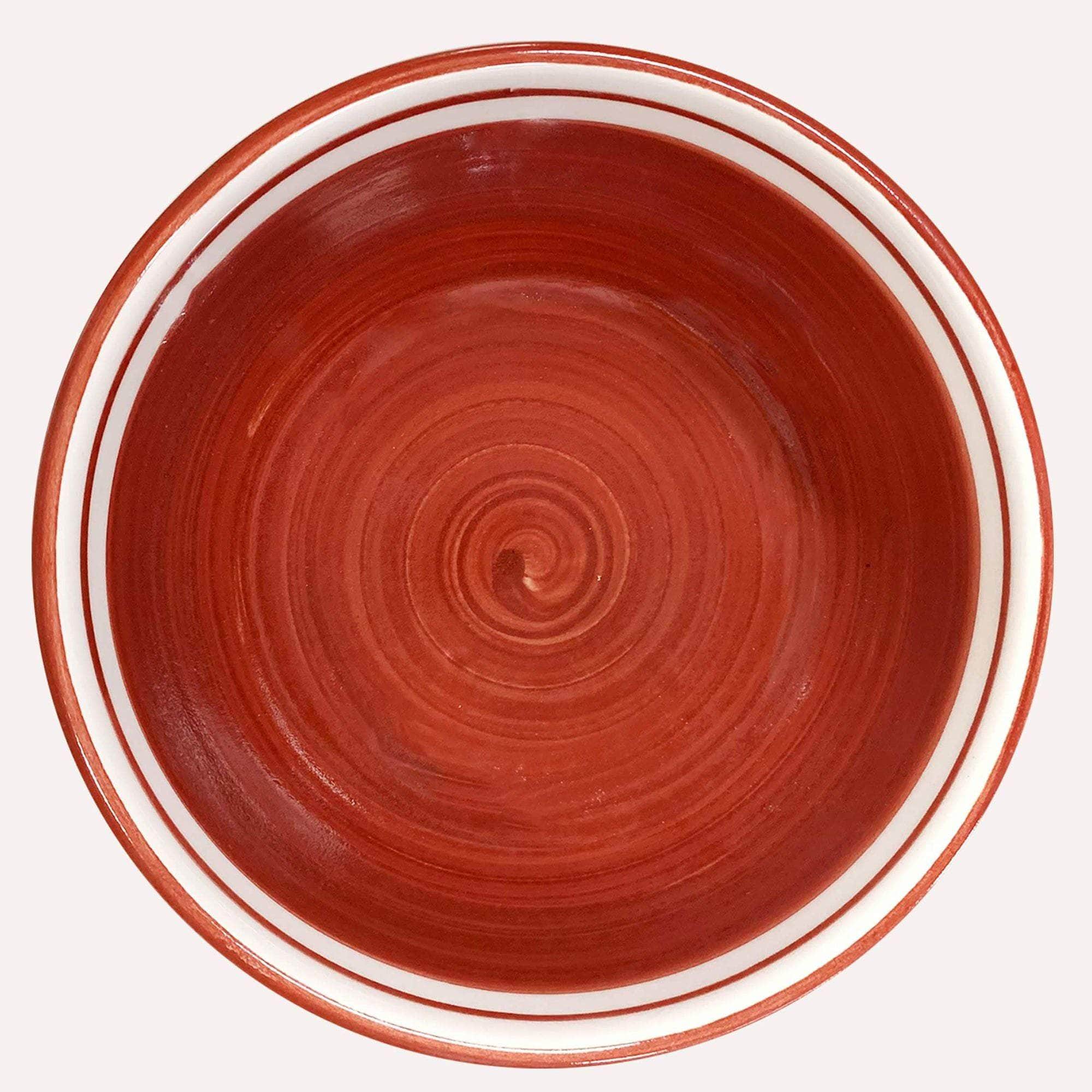 Soup Bowl -  Helecho - Rust Red