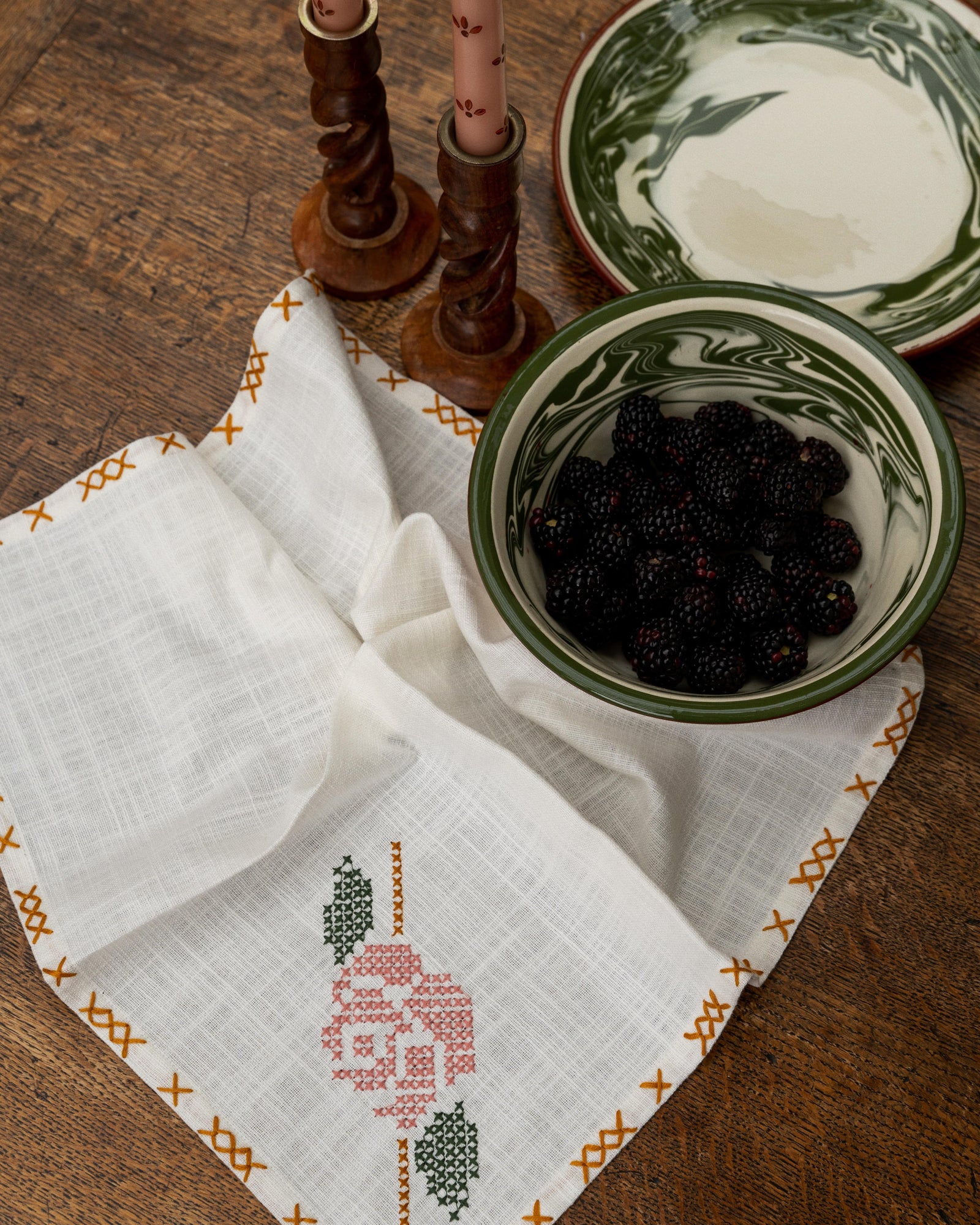 Rose Tapestry Napkins (Set of 4)