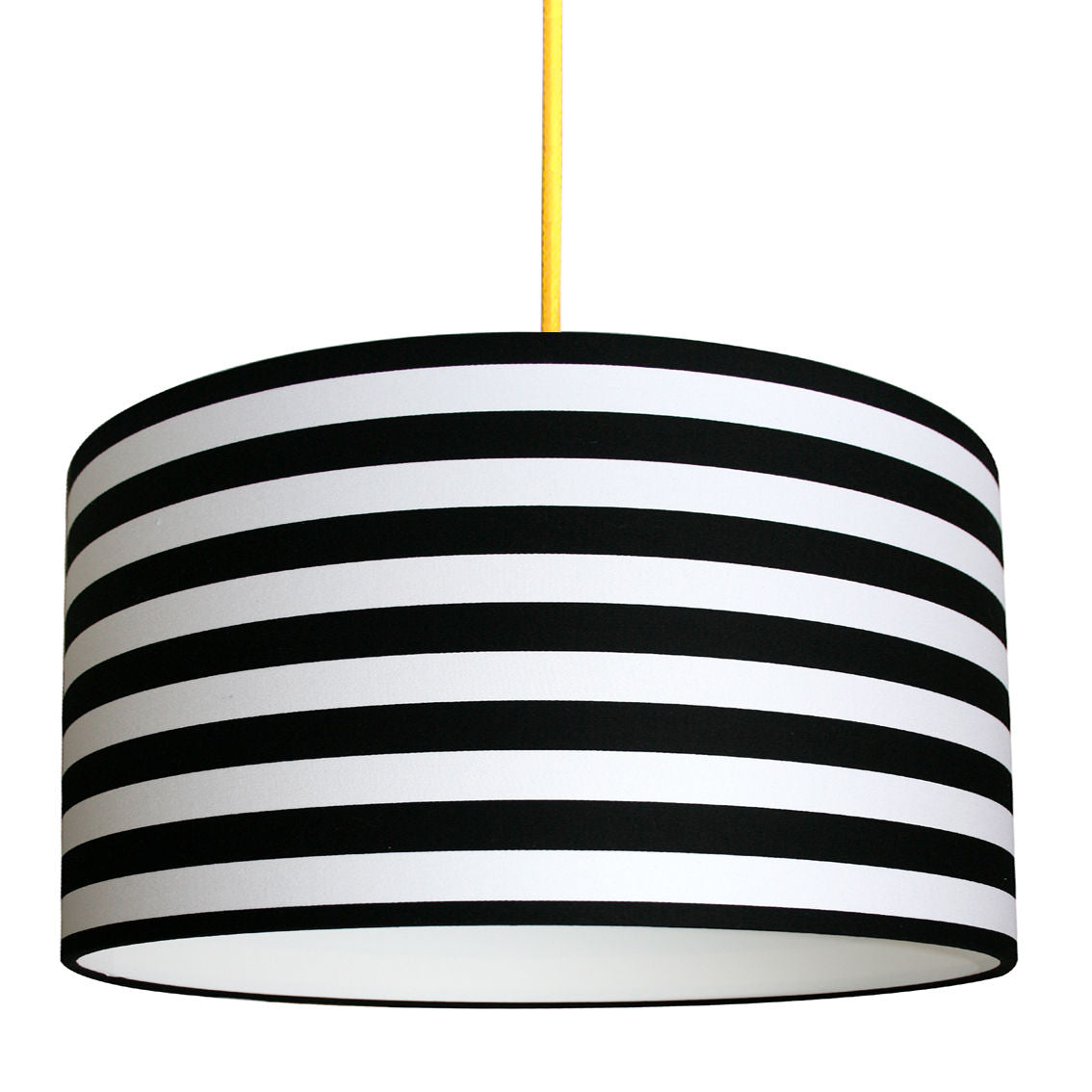 Circus Stripe Monochrome Handmade Lampshade