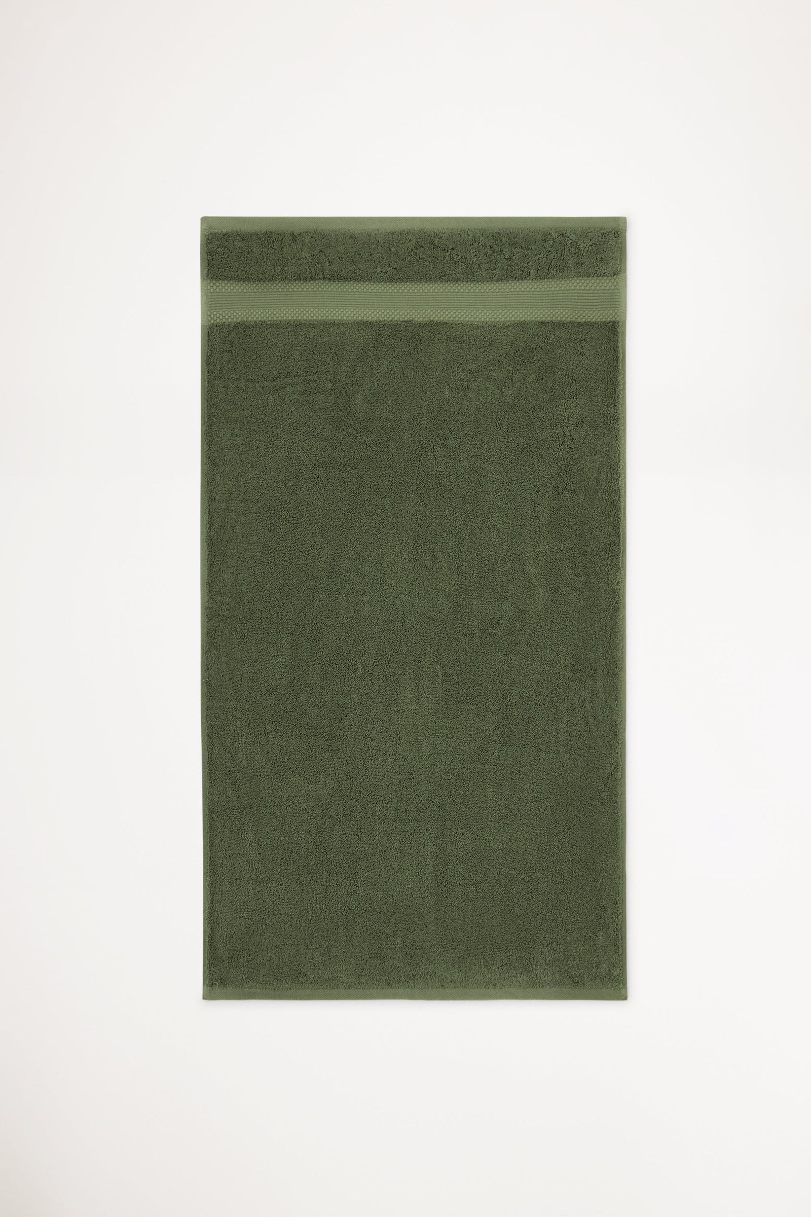 Organic Cotton Hand Towel - Forest Green