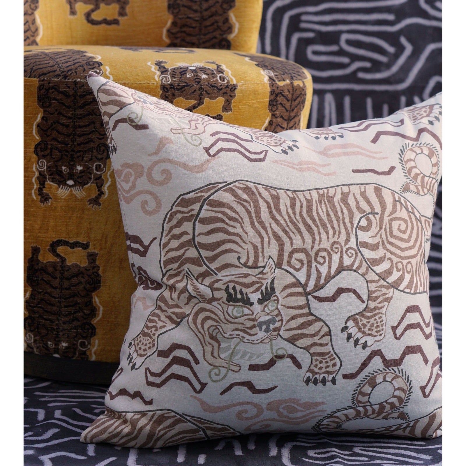 Tigers of Tibet Pillow