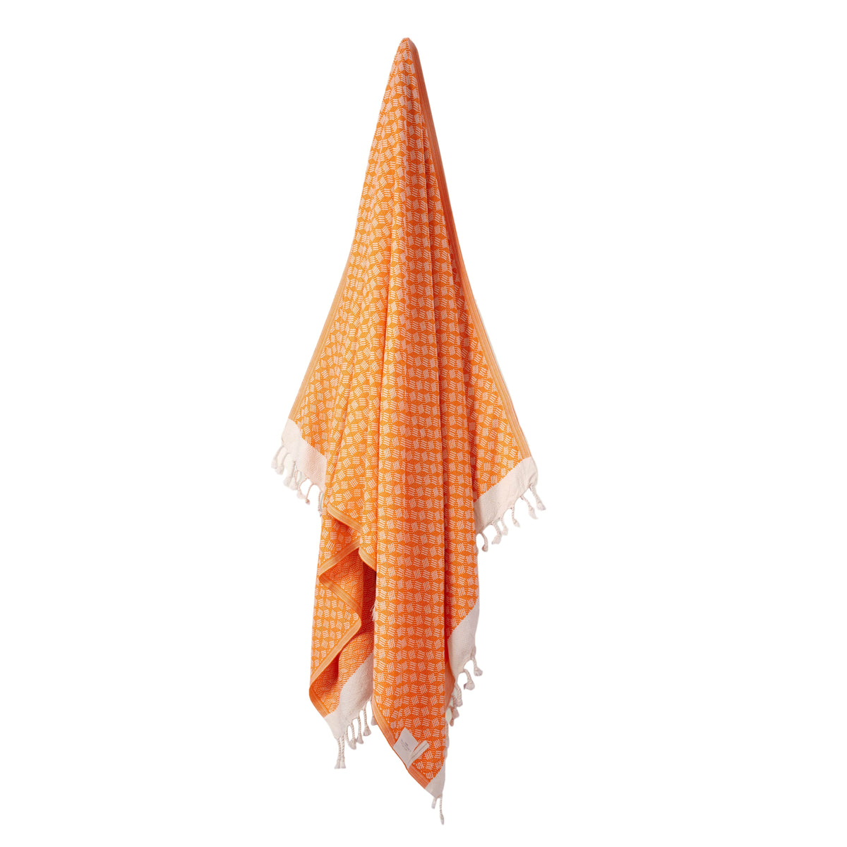 Modern Love Pure Cotton Bath Towel In Sicilian Orange