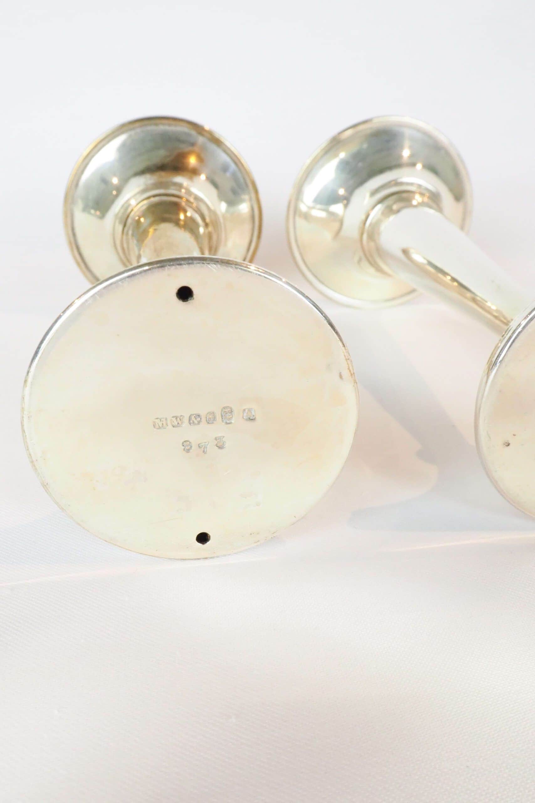 Vintage Silver Plated Bud Vases