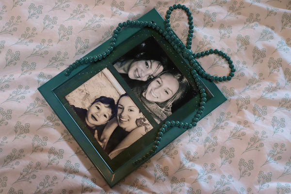 Beaded Bow Frame