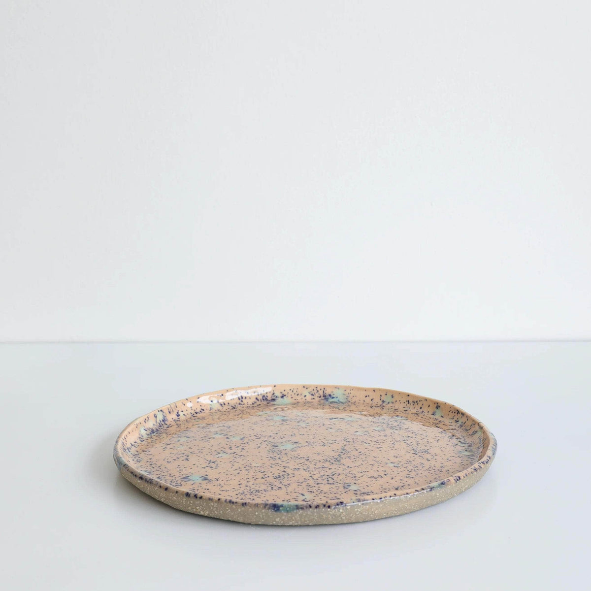 Minty Pink Galaxy Flat Plate