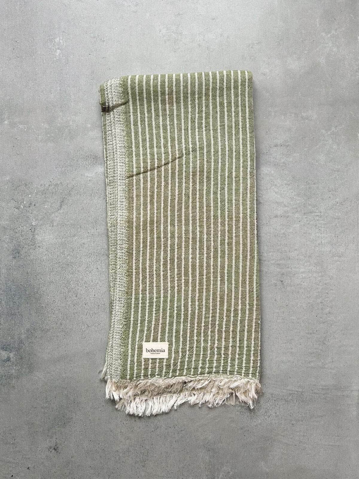 Portobello Hammam Towel - Olive