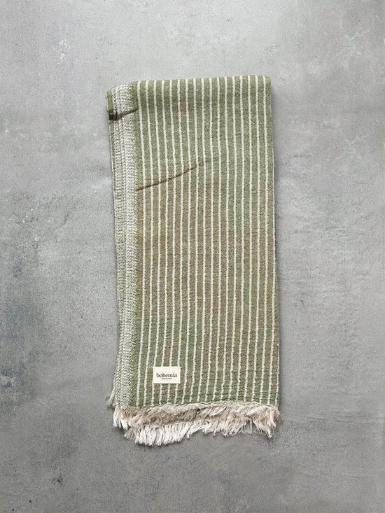 Portobello Hammam Towel - Olive
