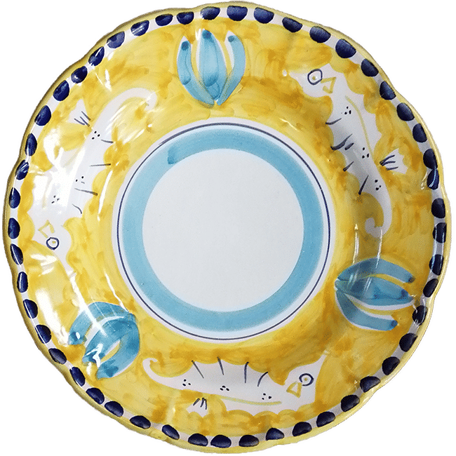 Amalfi Seahorse Plate 16 cm – Yellow