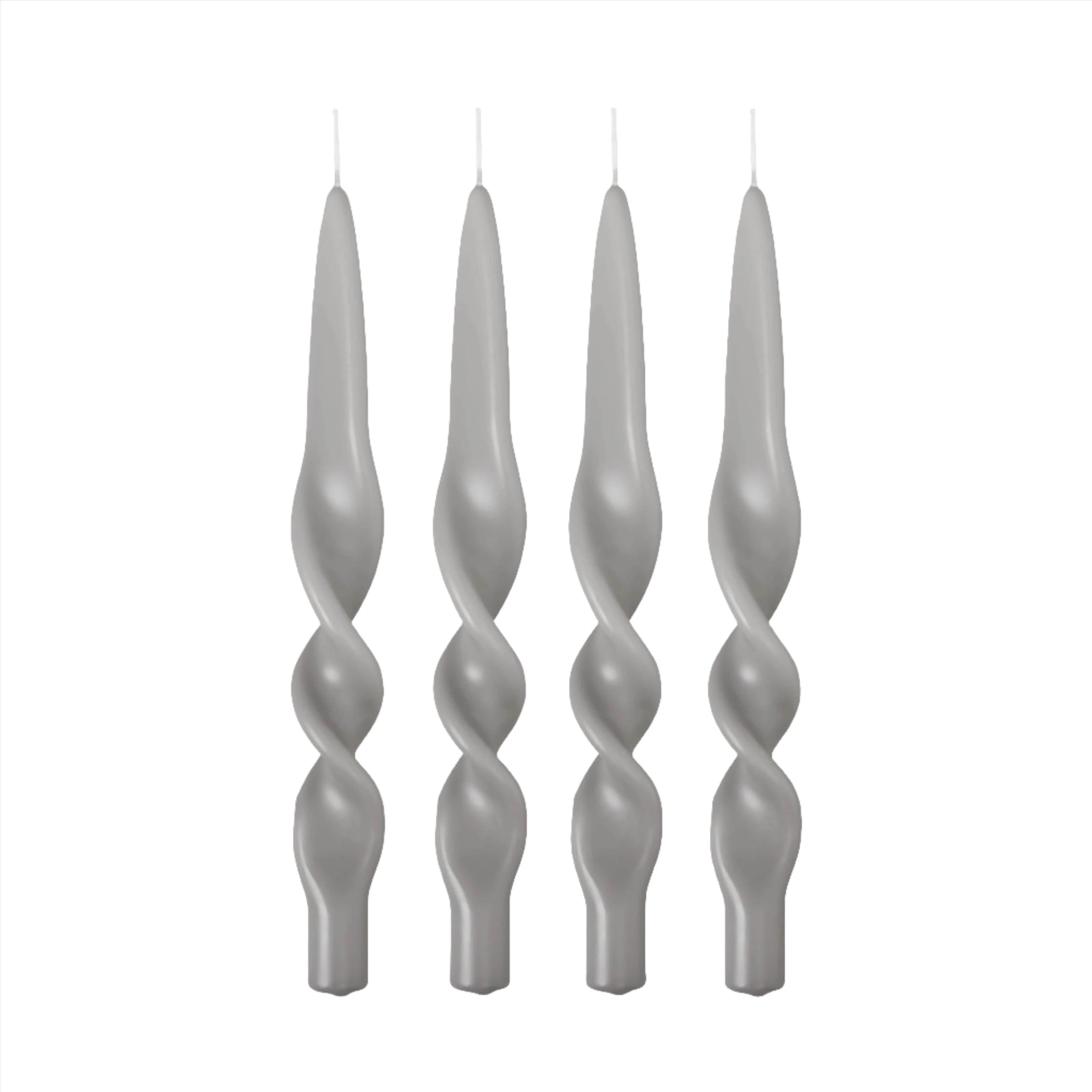 Swirl Candle - French Grey