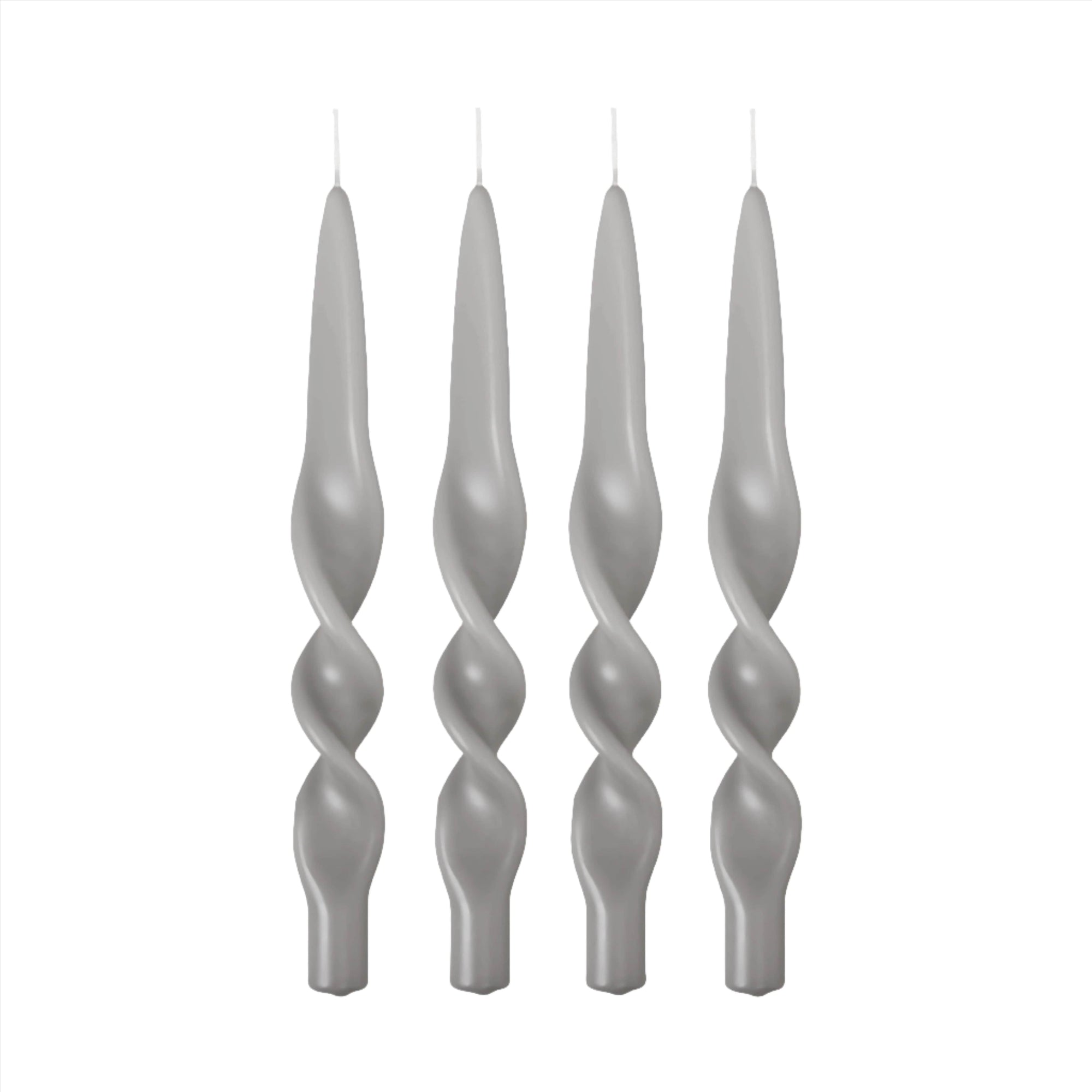 Swirl Candle - French Grey