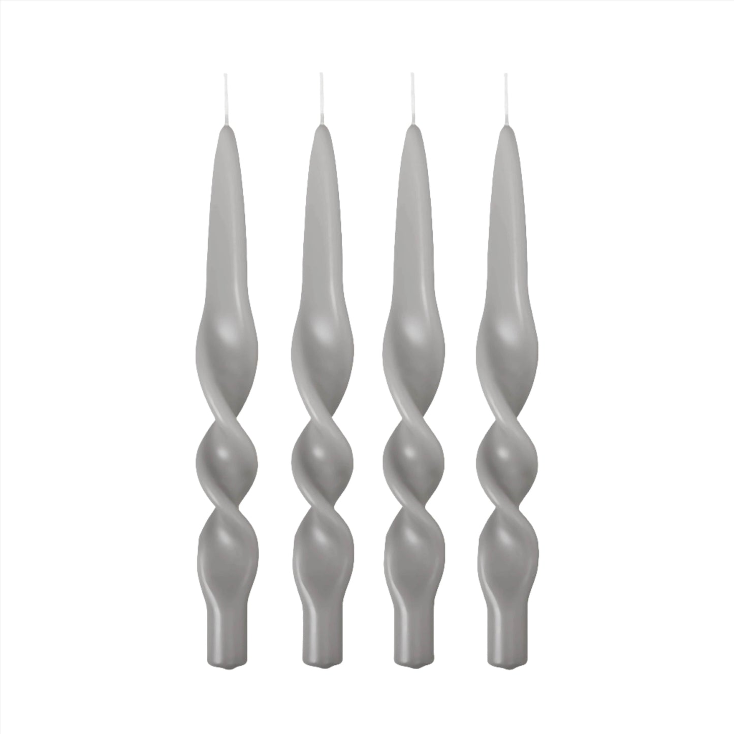 Swirl Candle - French Grey