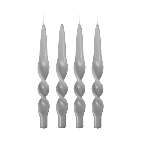 Swirl Candle - French Grey