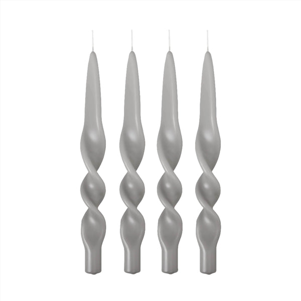 Swirl Candle - French Grey