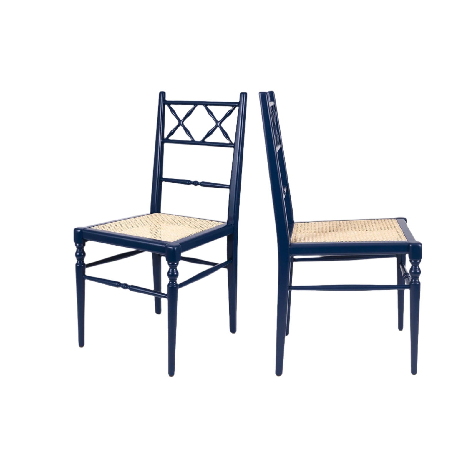 Pair of Chiara Dining Chairs, Ocean